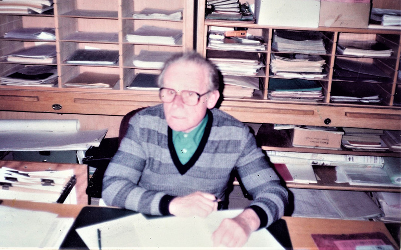 Willy Müller, langjähriger Rathausverwalter sammelte 1966 400 Unterschriften für die Gründung des Krankenpflege Vereins